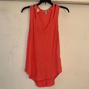 Women's Coral Sleeveless Top